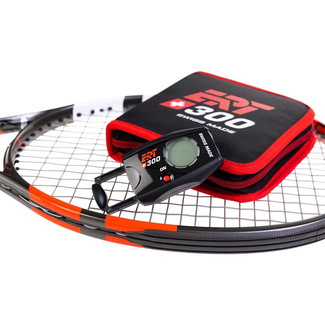 ERT テニスストリングテスター パーフェクト ストリング パフォーマンス テニスガットテンション測定器 ERT300 ブラック×レッド 正規代理店品(23y6m)