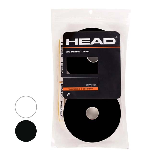 「30本入り」「セミドライタイプ」ヘッド(HEAD) Prime Tour 30 プライムツアー30 オーバーグリップテープ 285641(24y8m)