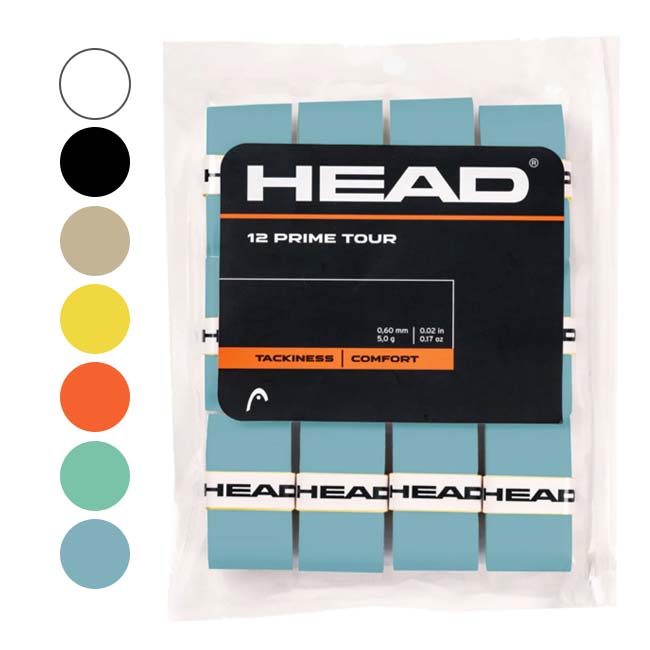 「12本入り」「セミドライタイプ」ヘッド(HEAD) Prime Tour 12 プライムツアー12 オーバーグリップテープ 285631(24y8m)