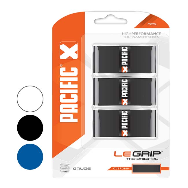 【3本入り】パシフィック(Pacific) LE GRIP The ORIGINAL LEグリップオリジナル オーバーグリップ 0.50ｍｍ オーバーグリップテープ 国内正規代理店商品 PC-3625.00(25y4m)