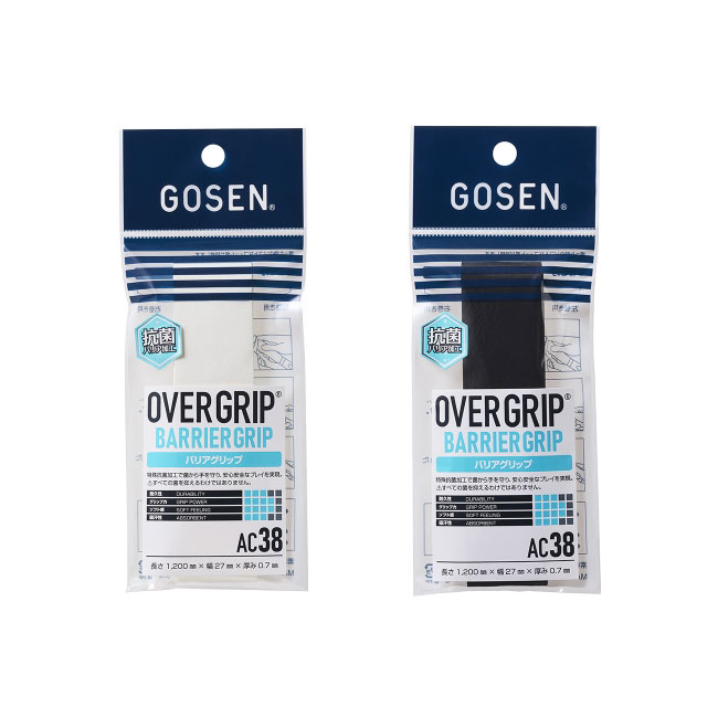「1本入り」ゴーセン(Gosen) 2021 オーバーグリップ バリアグリップ AC38(21y10m)