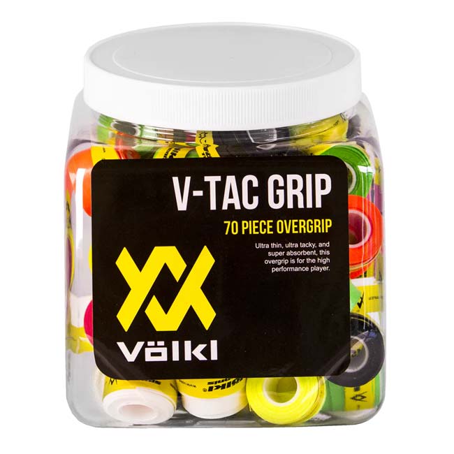 「70本分」フォルクル(Volkl) V-TAC GRIP Vタック グリップ 70本分 ケース入り オーバーグリップテープ V37070-アソート(24y2m)