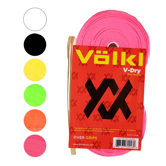 「30本分」フォルクル(Volkl) V-DRY GRIP Vドライ オーバーグリップテープ V33454／V33455／V33457／(V33456／V34107／V30223 (20y8m)