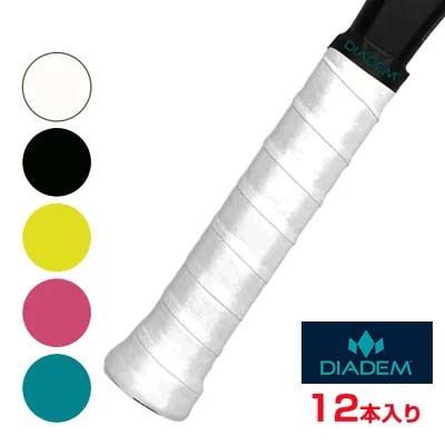 在庫処分特価】「12本入り」ダイアデム(DIADEM) PRO FEEL プロフィール 12PK オーバーグリップテープ GRP-FEEL-12(24y7m)