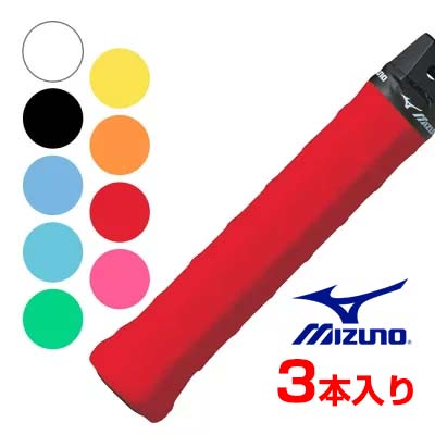 「3本入り」ミズノ(MIZUNO) ガチシリーズ 耐久タイプ オーバーグリップテープ ウェットタイプ 3P 63JYA305(24y9m)