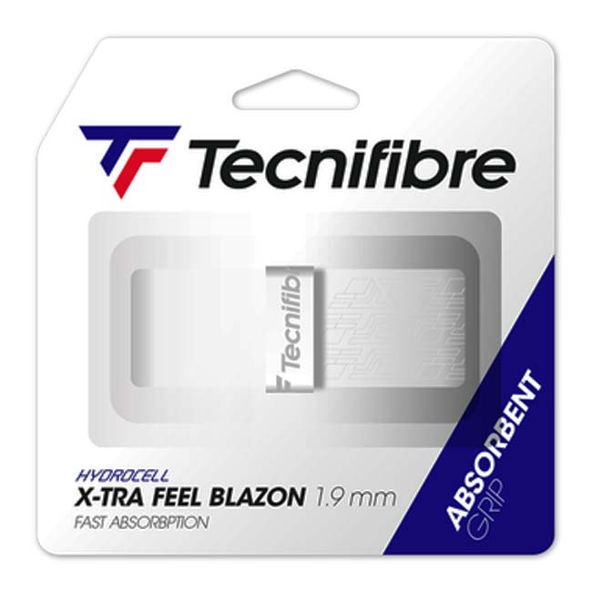 テクニファイバー(Tecnifibre) X-TRA FEEL BLAZON 1.9mm リプレイスメントグリップテープ 51XTRFEEBL-ホワイト(23y5m)