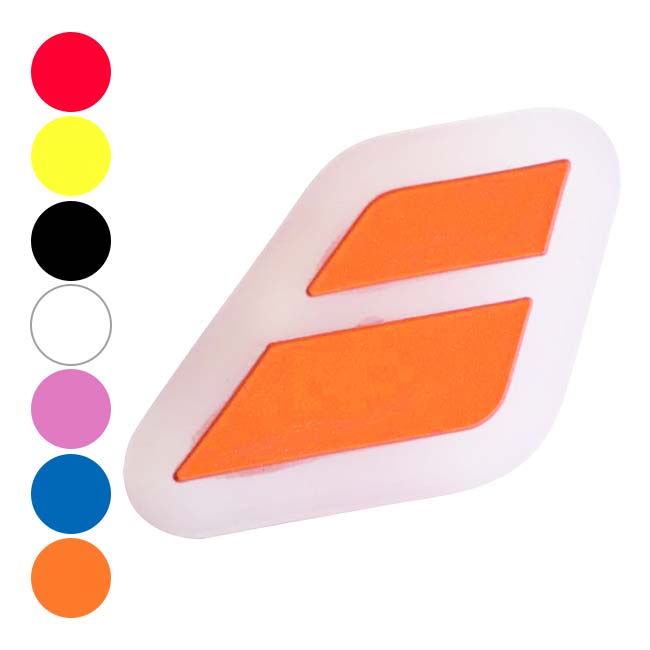 在庫処分特価】【1個入り】バボラ(Babolat) フラッグダンプ 振動止め ロゴ アソート テニス用 単品 バラ(25y4m)
