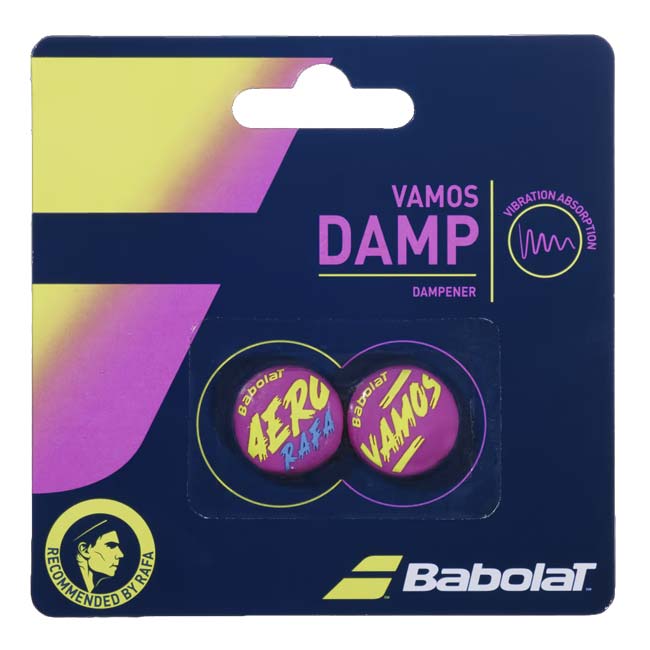 「ラファエル・ナダル推奨」バボラ(Babolat) VAMON DAMP バモス ダンプ 振動止め 2個セット 700123-ROSE ローズ(23y6m)