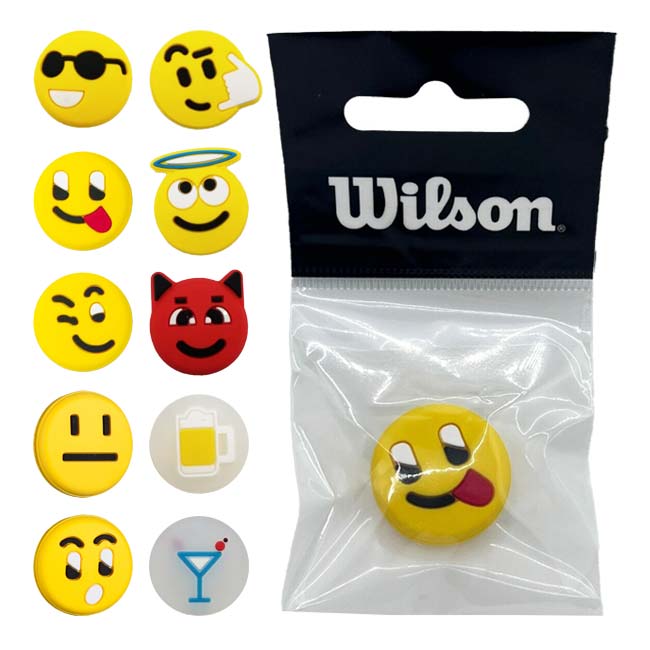 在庫処分特価】ウィルソン(Wilson) 絵文字 振動止め ダンプナー バラ 1個 WRZ538800(23y12m)