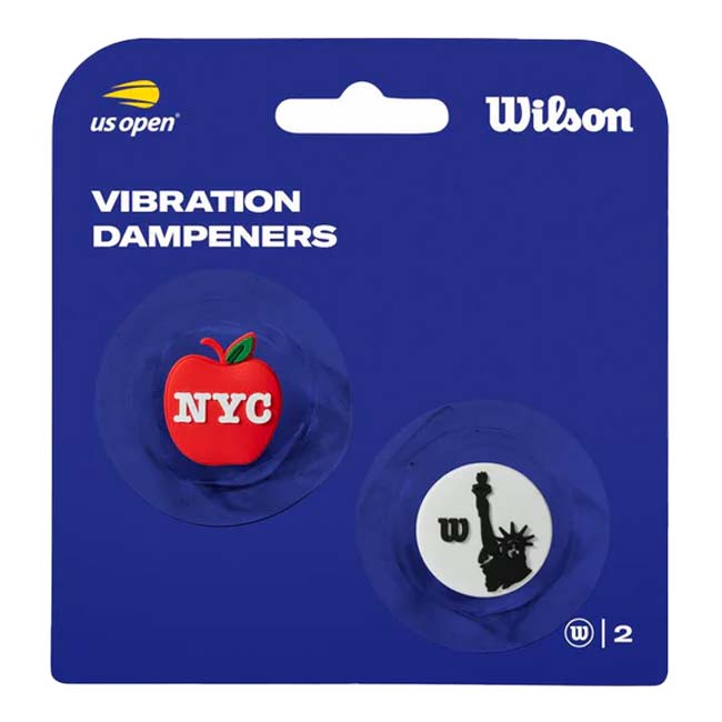 ウィルソン(Wilson) 2022 US OPEN DAMPENERS 振動止め 2個1セット WR8412201001-レッド×ブラック(22y8m)