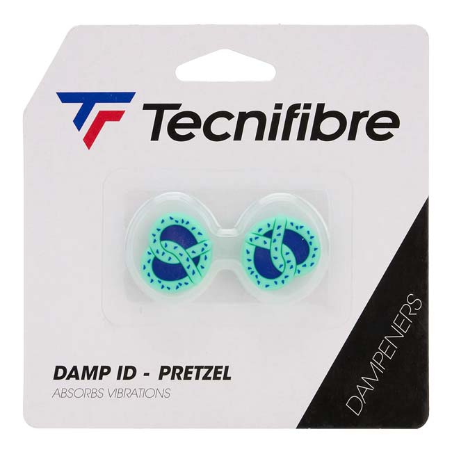 テクニファイバー(Tecnifibre) T-FIGHT ID PRETZEL DAMP ティーファイト ID プレッツェル ダンプ 振動止め 2個組 53PRETZDAM ミント(25y10m)