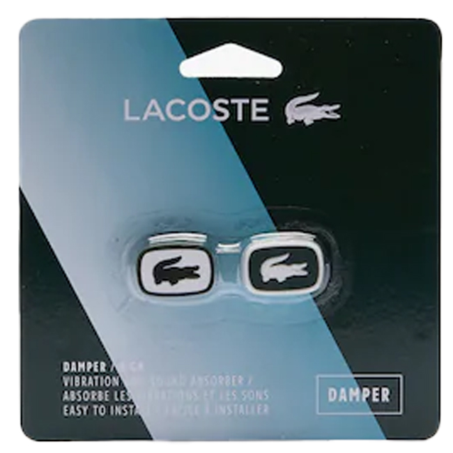 [2個1セット]テクニファイバー(Tecnifibre) Lacoste×Tecnifibre ストリングバイブレーションダンプナー 振動止め ツートン 53LACANT21-000 ホワイト(21y6m)