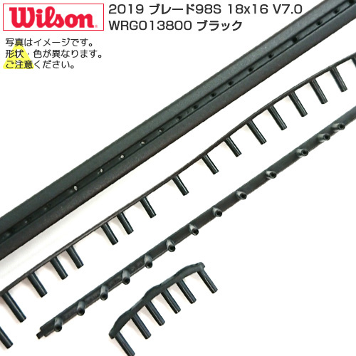 [グロメット]ウィルソン(Wilson) 2019 ブレード98S 18x16 V7.0 ブラック (BLADE98S18x16 V7.0 Grommet) WRG013800(19y10m)