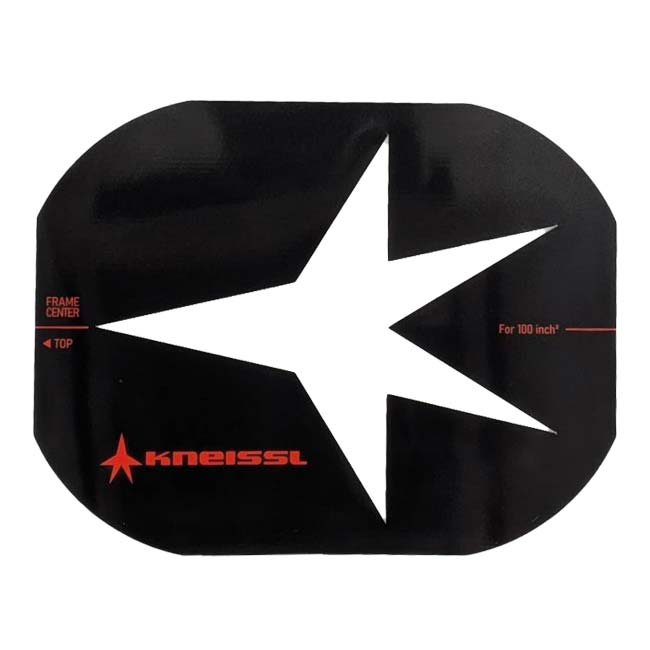 クナイスル(KNEISSL) ステンシルマーク テニス用 メーカーロゴ ステンシル用型 KAC03ABK ブラック(26y2m)