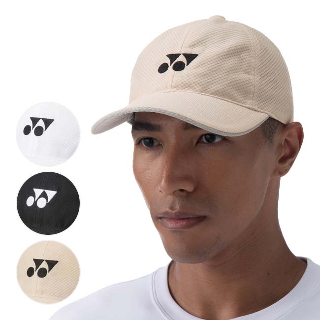 ヨネックス(YONEX) 2024 ユニセックス ロゴ刺繍入り メッシュ キャップ 帽子 40106(24y1m)