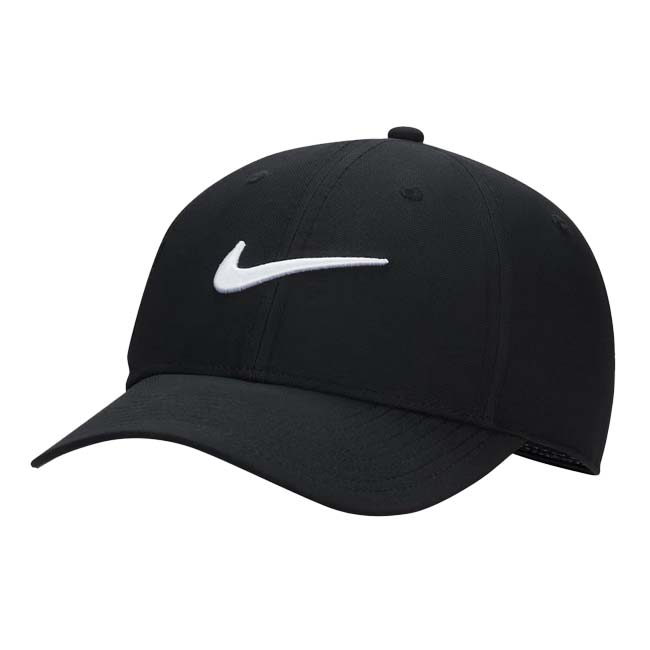 【ＵＳサイズ】ナイキ(NIKE) 2025 FA ユニセックス Dri-FIT クラブ ストラクチャード スウッシュ キャップ FB5625-010 ブラック×ホワイト(25y11m)