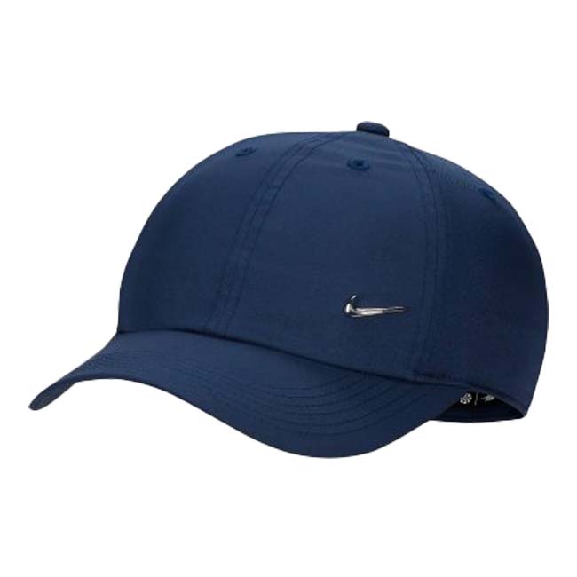 ナイキ(NIKE) 2025 SP ジュニア Dri-FIT Club アンストラクチャード メタル スウッシュ キャップ FB5064-410ミッドナイトネイビー(25y3m)