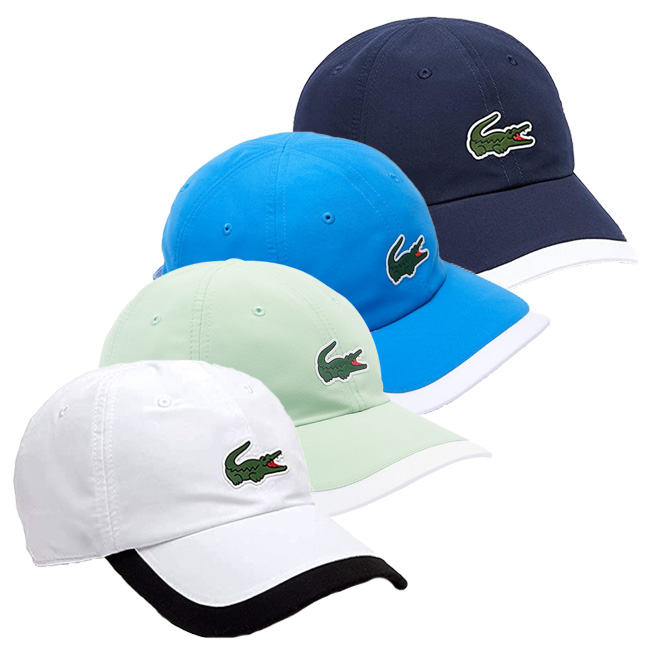 ラコステ(Lacoste) 2022 SS ユニセックス スポーツ コントラスト ボーダー ライトウエイト キャップ RK5398(22y6m)
