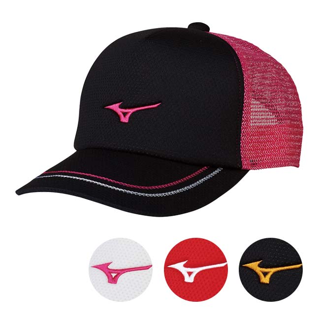 ミズノ(MIZUNO) ユニセックス ラメ入りメッシュ 刺繍ロゴキャップ 62JW8001(22y12m)