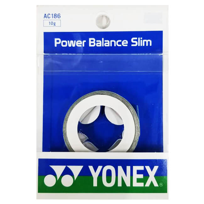 使い切り10gパック！ ヨネックス(YONEX) パワーバランス スリム 約10g バランサー 重り バランス調整 AC186-シルバー(20y7m)