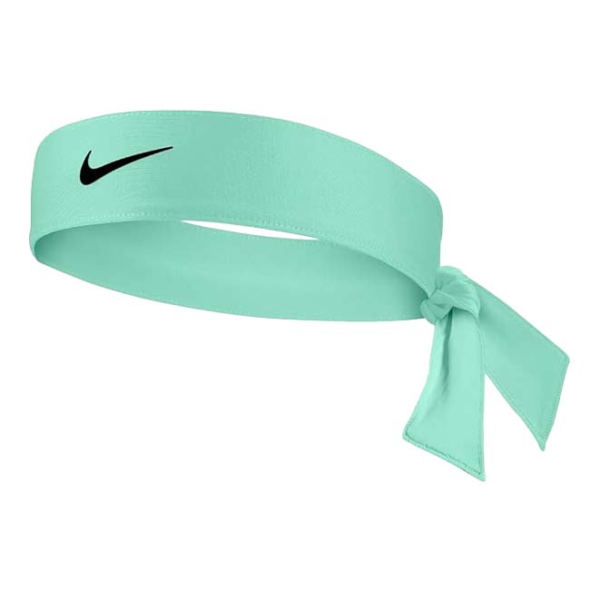 ナイキ(NIKE) レディース テニス プレミア ヘッドタイ Dri-FIT ヘッドバンド はちまきタイプ BN3109-374 ミント×ブラック(26y7m)