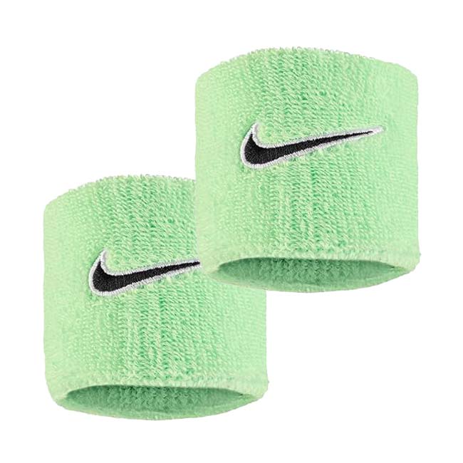【2個組】ナイキ(NIKE) ユニセックス Swoosh スウッシュ クラシック リストバンド 2P BN3000-310 キューカンバーC×WH×BK(26y7m)