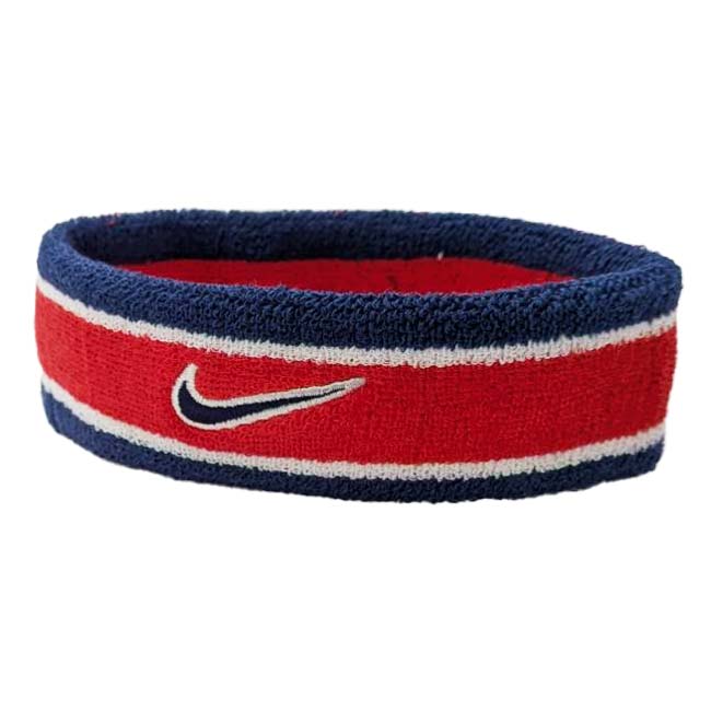 ナイキ(NIKE) ユニセックス Swoosh スウッシュ クラシック ヘッドバンド BN1101-664 Uレッド×ネイビー(26y4m)