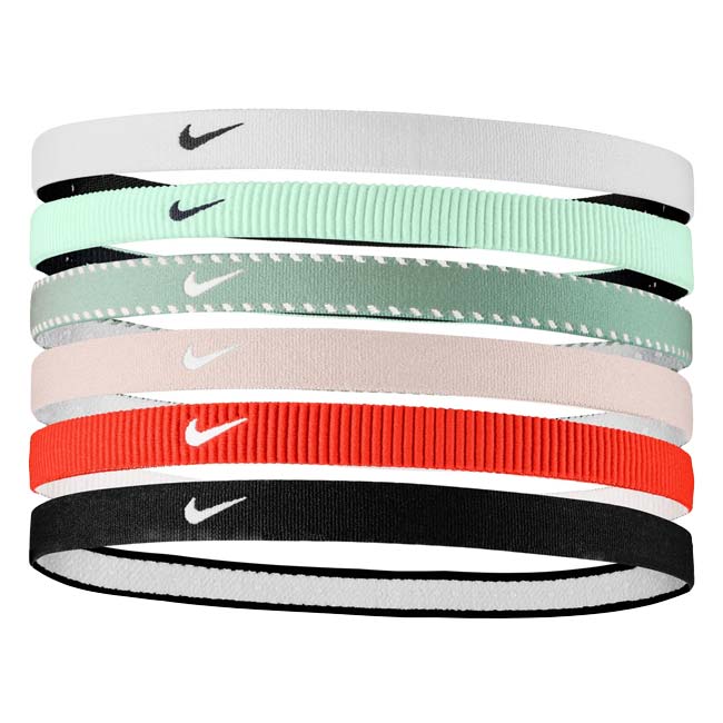 【6本組】ナイキ(NIKE) ユニセックス FLEX フレックス クラシック ヘッドバンド 6P BN2003-030 キャノン×Pレッド(26y1m)