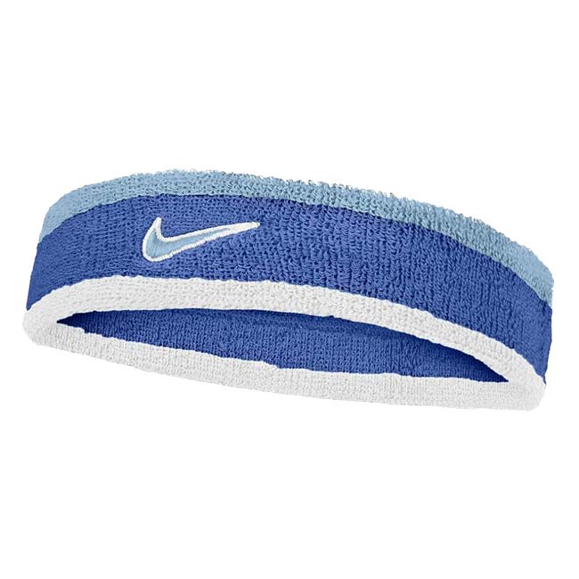 ナイキ(NIKE) ユニセックス Swoosh スウッシュ クラシック ヘッドバンド BN1000-432 コメットブルー×Sホワイト(26y1m)