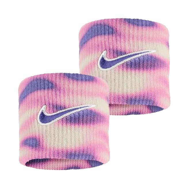 【2個組】ナイキ(NIKE) ユニセックス SWOOSH スウッシュ Dri-FIT クラシック プリントリストバンド BN3200-516 ライトマゼンタ×セイル(26y1m)