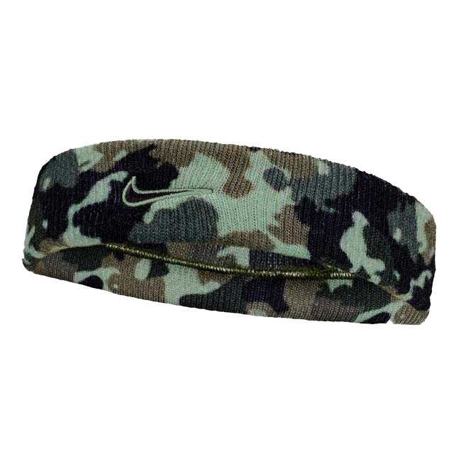ナイキ(NIKE) ユニセックス SWOOSH スウッシュ Dri-FIT クラシック プリントヘッドバンド BN1200-930 Oグリーン×セコイア×BK(25y7m)