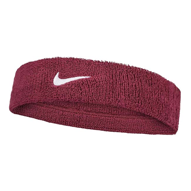ナイキ(NIKE) ユニセックス SWOOSH スウッシュ ヘッドバンド BN1000-656 ダークチームレッド×WH(25y7m)