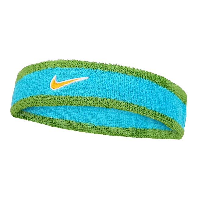 ナイキ(NIKE) ユニセックス SWOOSH スウッシュ ヘッドバンド BN1000-488 Bブルー×CHL×Uゴールド(25y7m)