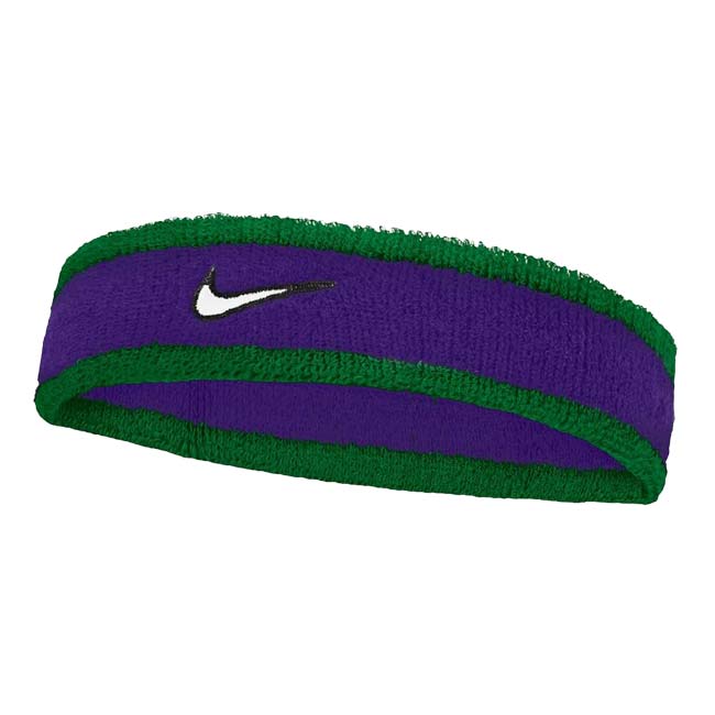 ナイキ(NIKE) ユニセックス SWOOSH スウッシュ ヘッドバンド BN1000-306 クローバー×Fパープル×WH(25y7m)