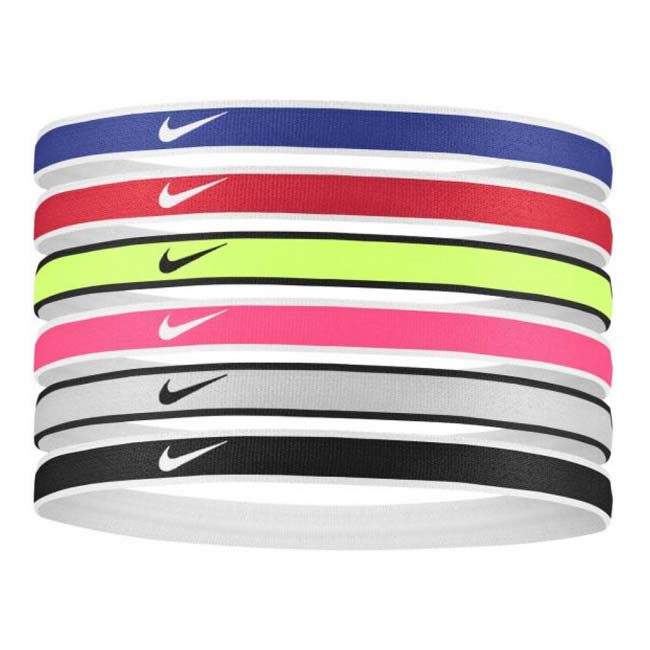 ナイキ(NIKE) ユニセックス スウッシュヘッドバンド 2.0 6本セット N1002021／BN2071-655 マルチカラー(23y7m)