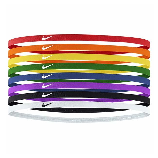 ナイキ(NIKE) ユニセックス スキニ―ヘッドバンド 8本セット N0002547／BN2070-950 マルチカラー(23y7m)