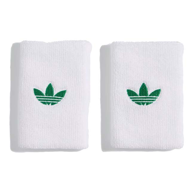 【Wimbledon2025】adidas Originals(アディダスオリジナルス) 2025 ユニセックス LONDON テニス ダブルワイド リストバンド 2枚組 JW8534 ホワイト(25y7m)
