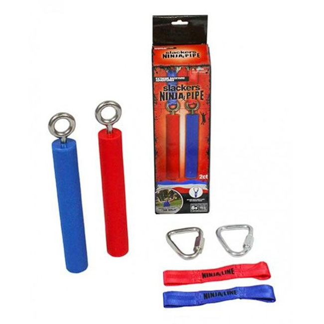 [握力を鍛えろ!] B4Adventure スラッカーズ(Slackers) Ninja Line 8''Pipe ニンジャライン8インチ パイプ ※Ninja Line用※ SLA.799(19y11m)