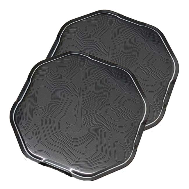 ナイキ(NIKE) ワークアウト スライダー 2個組 体幹トレーニング AT6011-012ブラック×アンスラサイト(24y7m)