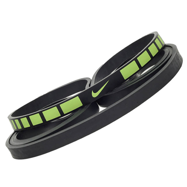 在庫処分特価】ナイキ(NIKE) ユニセックス トレーニング ライト レジスタンスバンド AT5009／AT7017-023 ブラック×ボルト(22y4m)