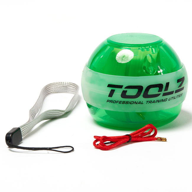 [腕、手、肩の筋肉強化に]トップスピン(TOPSPIN) ／ツールズ(TOOLZ) パワーボール ハンドヘルド トレーナー LS3320／TZHTRPB-グリーン(21y3m)