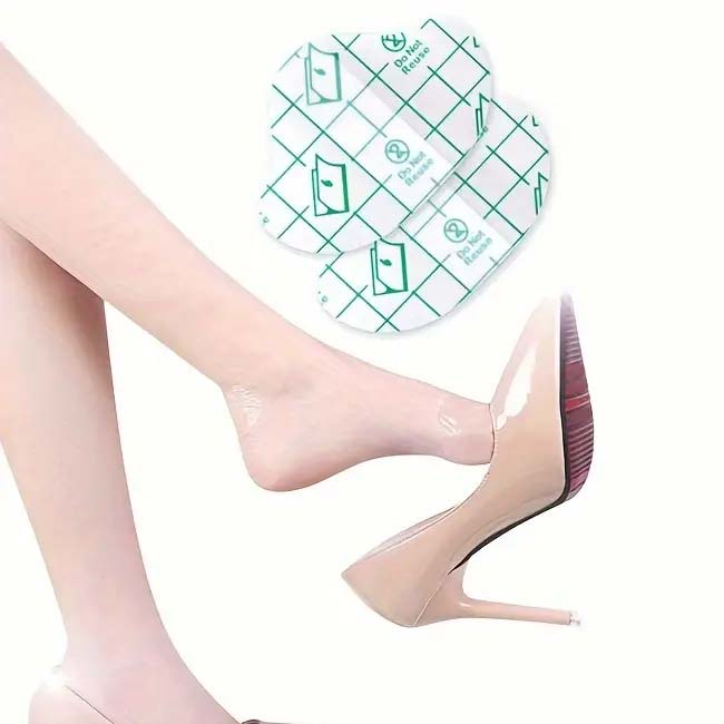 「靴ズレの予防・保護に」 かかと保護パッド 靴擦れ予防 クツズレ保護 山型 20枚入り TE219987(24y7m)