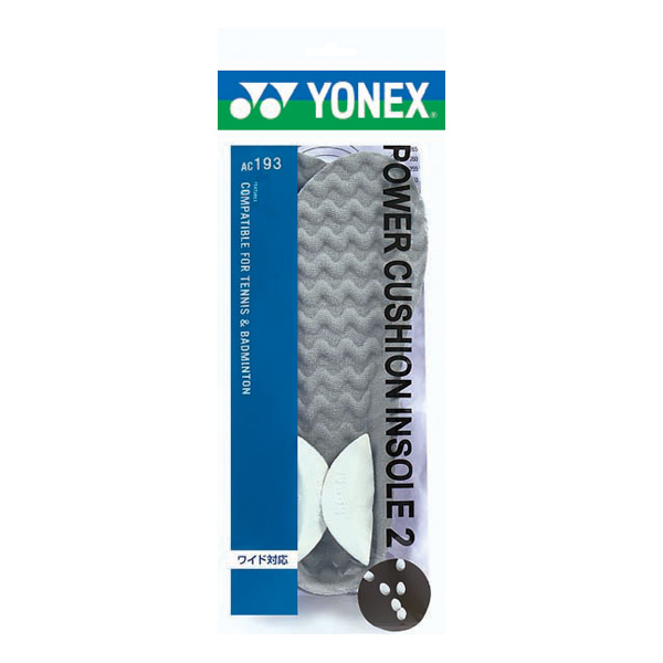 ヨネックス(YONEX) パワークッション ウェーブインソール2 (4E対応) グレー AC193-010 国内正規品 (18y3m)