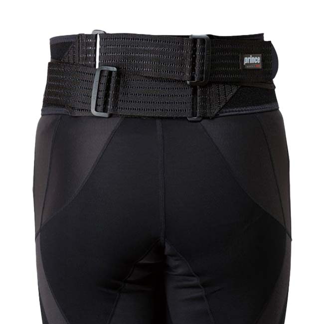 「体感力プラス」プリンス(Prince) HIGH PERFORMANCE プレミアムバックベルトワイド 骨盤サポーター SU710-165 ブラック(23y1m)