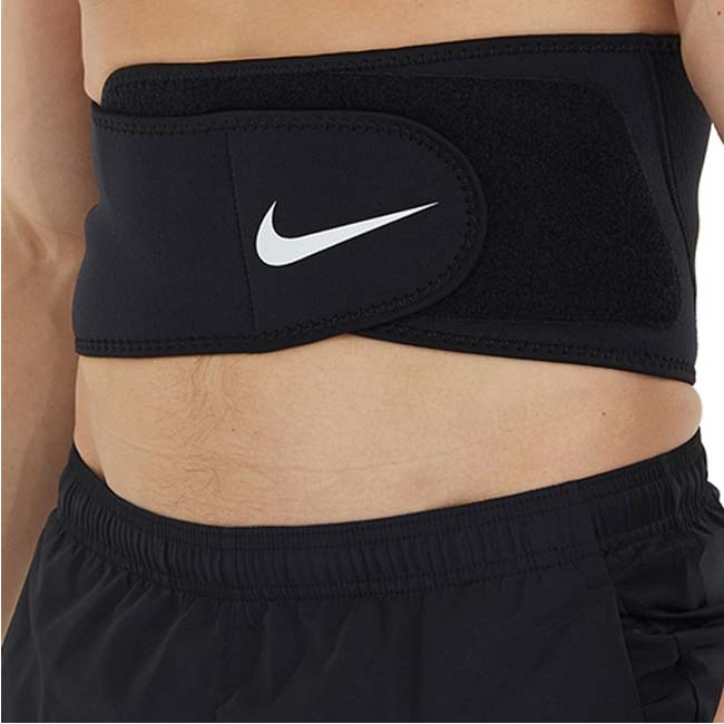 ナイキ(NIKE) 2025 SP ユニセックス PRO プロ Dri-FIT ウエストラップ 3.0 腰用サポーター N1000795-010 ブラック×ホワイト(25y5m)