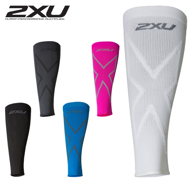 【10％OFFマジッククーポン対象】2XU(ツータイムズユー) ユニセックス PWX コンプ カーフ スリーブ ふくらはぎ着圧サポーター UA5458B(20y10mトレーニング)