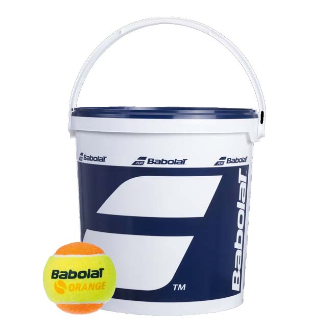 「36球入り」バボラ(Babolat) Orange Box X36 オレンジボックス 36球 バケツ入り オレンジボール ジュニアテニスボール 513003-113(24y7m)