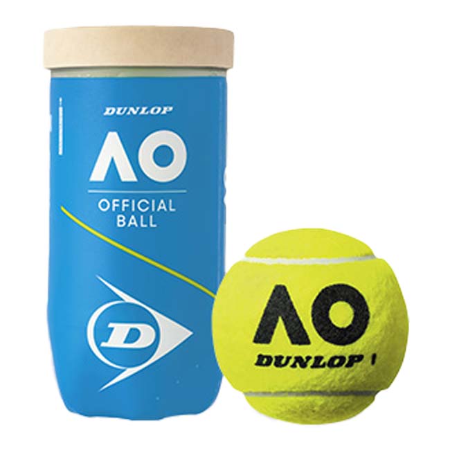 [2球入り]ダンロップ(DUNLOP) オーストラリアンオープン プレッシャーライズドテニスボール 公式球 1缶2球入 全豪オープン オフィシャルボール DAOYL2DOZ(20y6m)