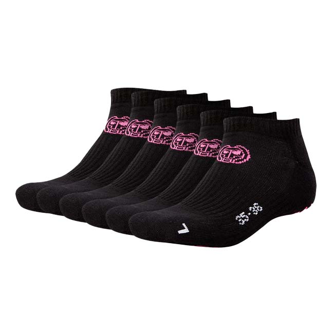 「同色6足組」BIDI BADU(ビディバドゥ) ユニセックス リアーナ(Leana) ノーショーテック スニーカーソックス 	A323051213-BK ブラック(23y12m)