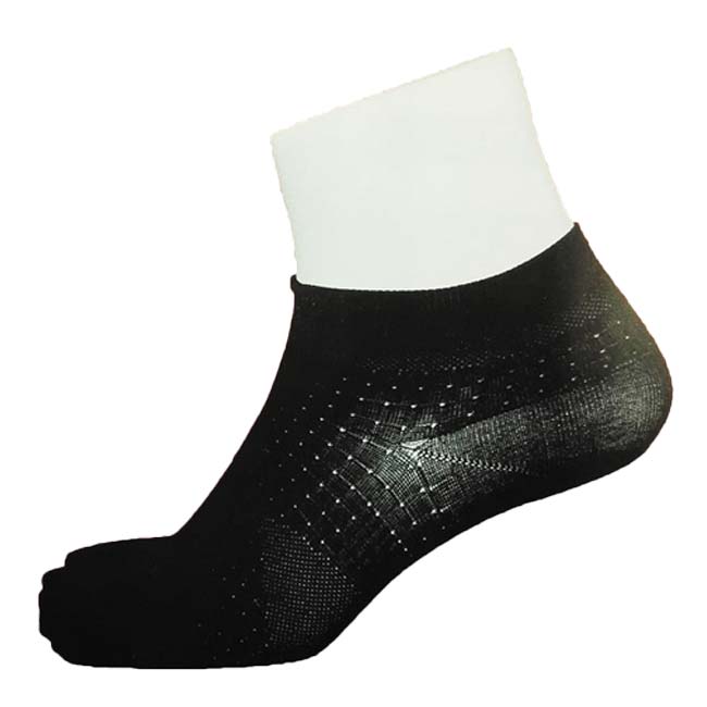 【自己ベストを更新しよう！】パルード(PalouRde) ユニセックス B-Dash ビーダッシュ 五本指 重心サポートソックス ショートタイプ アスリートソックス(25y2m)